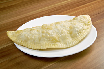 Cheburek with meat