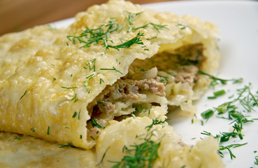 Cheburek  with meat