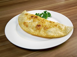 Cheburek  with cheese