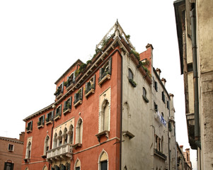 Fototapeta na wymiar Historic building in Venice. Veneto. Italy