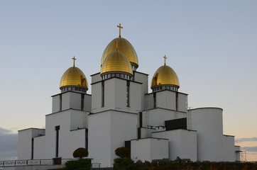 Domes of the Church of the Nativity of the Blessed Virgin Mary
