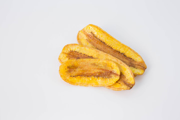 deep fried sliced banana