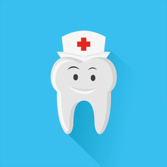 Dentist Tooth logo icon Vector illustration