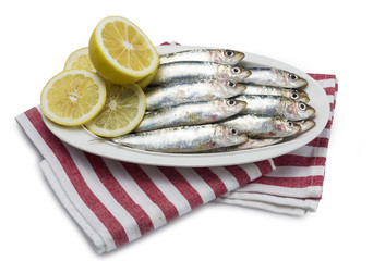 Sardinillas crudas,pescado