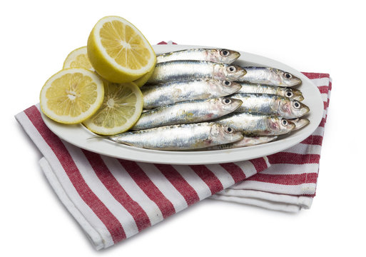Sardinillas crudas,pescado