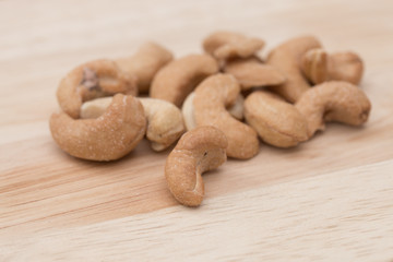Cashew nuts.