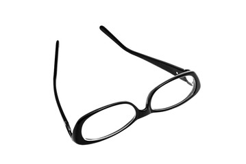 glasses on white backgraund