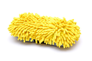 Modern Sponge Cleaning isolated on white background.