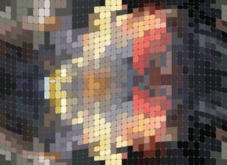 Rectangle seamless pattern, vector abstract background
