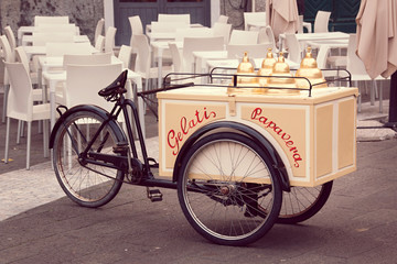Ice cream bicycle