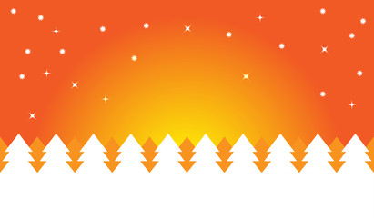 orange christmas night