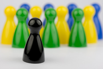 Conceptual game pawns