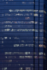 Night time Office building