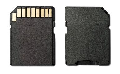 SD Card Adapter on White background 