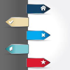 Illustration of modern design template