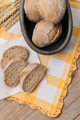 Bread rye spikelets