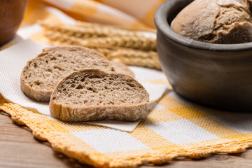Bread rye spikelets