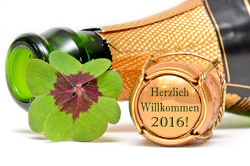 Flasche Klee 2016