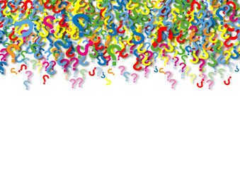 Hintergrund mit Fragezeichen