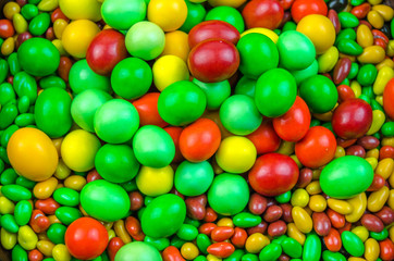 Fototapeta na wymiar Bright multi-colored candy sweets