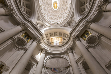 San Carlo alle Quattro Fontane church, Rome, Italy