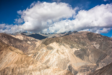 High mountain road in Himalayas