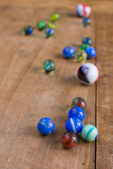 Colorful marbles