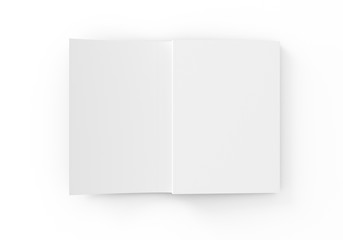 Katalog Buch offen weiß Vorlage