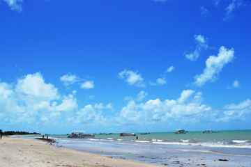 Praia de Cabedelo na Paraíba