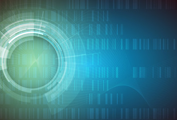 Abstract tech background. Futuristic technology interface. Vector solution