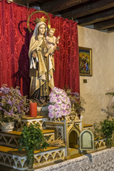figure of Jesus in a church