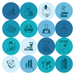 Business and Finance Icon Set