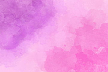 Beautiful pink and purple blurred background with dark watercolor spots