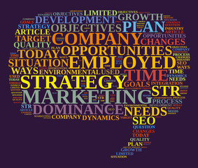 Obraz premium Marketing strategy illustration concept