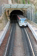 Papier Peint photo Tunnel tunnel du métro à Lyon