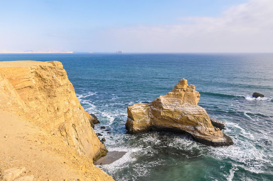 The Cathedral in the Paracas National Reserve, Peru