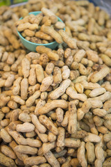 boiled peanuts for sale in the market