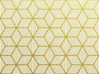 Behang Vector geometrisch gouden patroon © Ron Dale