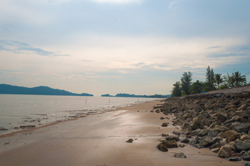 Sea and Sky in the sunset time 