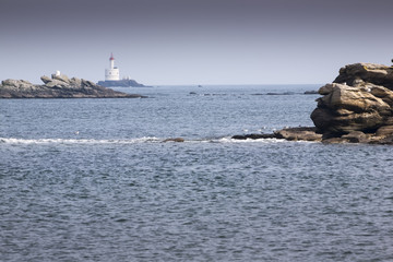 The white lighthouse
