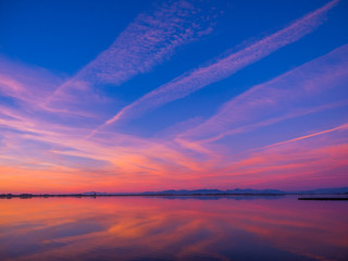 Fototapeta premium Sunset in Lefkas island