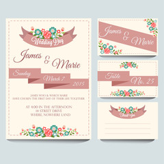 Purple Invitation Pack