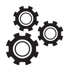Settings vector icon.