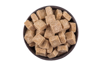 Cubes of brown sugar