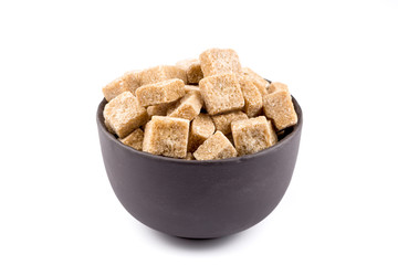 Cubes of brown sugar