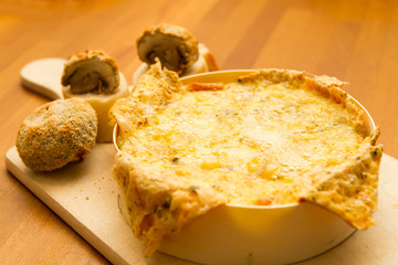 Käsefondue, Ofenkäse