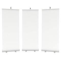 Blank Roll Up Banner Stands