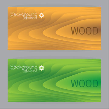 background texture vector two frame brown green and banner wood