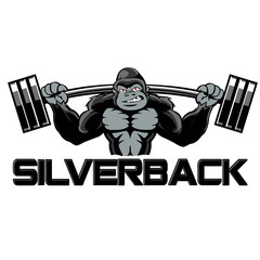 Strong gorilla silverback © oldstores