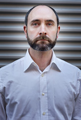 Fototapeta premium Headshot of handsome man
